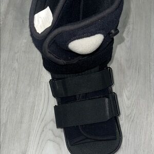 Women's Black Medical Walking Boot - Supportive Post-Op Shoe